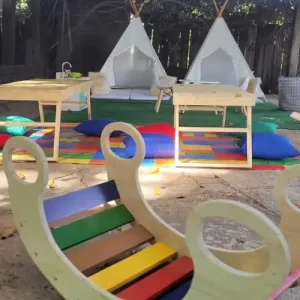 Espaço Kids infantil montado para evento em Americana e região